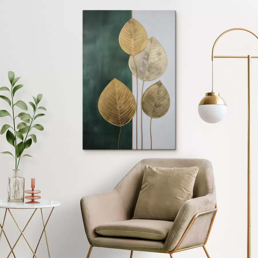 wall murals Abstract leaves s47718