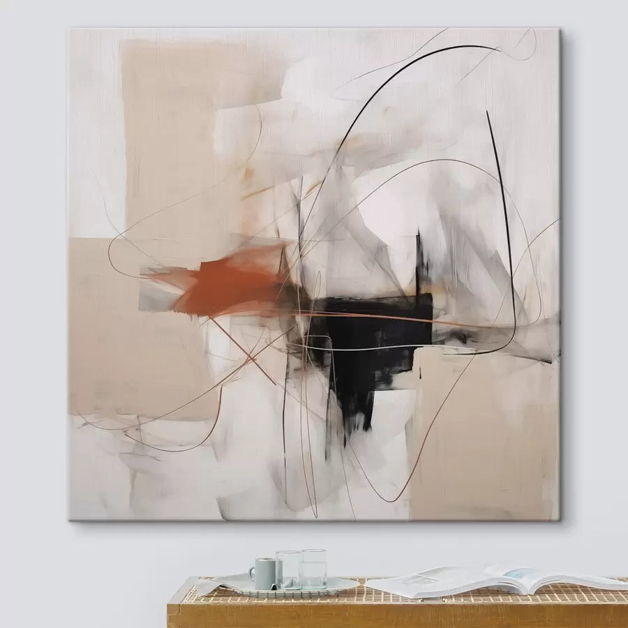 wall murals Chaotic abstraction s47724