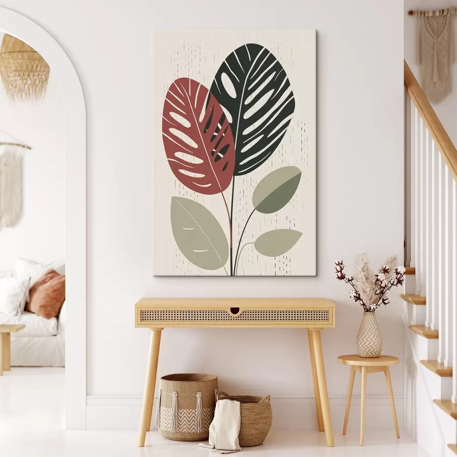 murales Hojas tropicales s47728