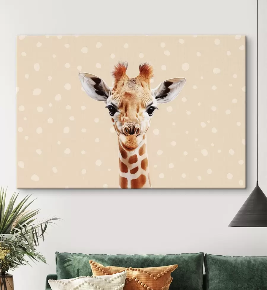 wall murals Cute giraffe s47739