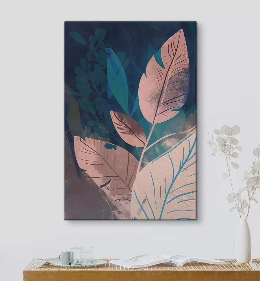 murales Ramitas y hojas, abstracción s47749