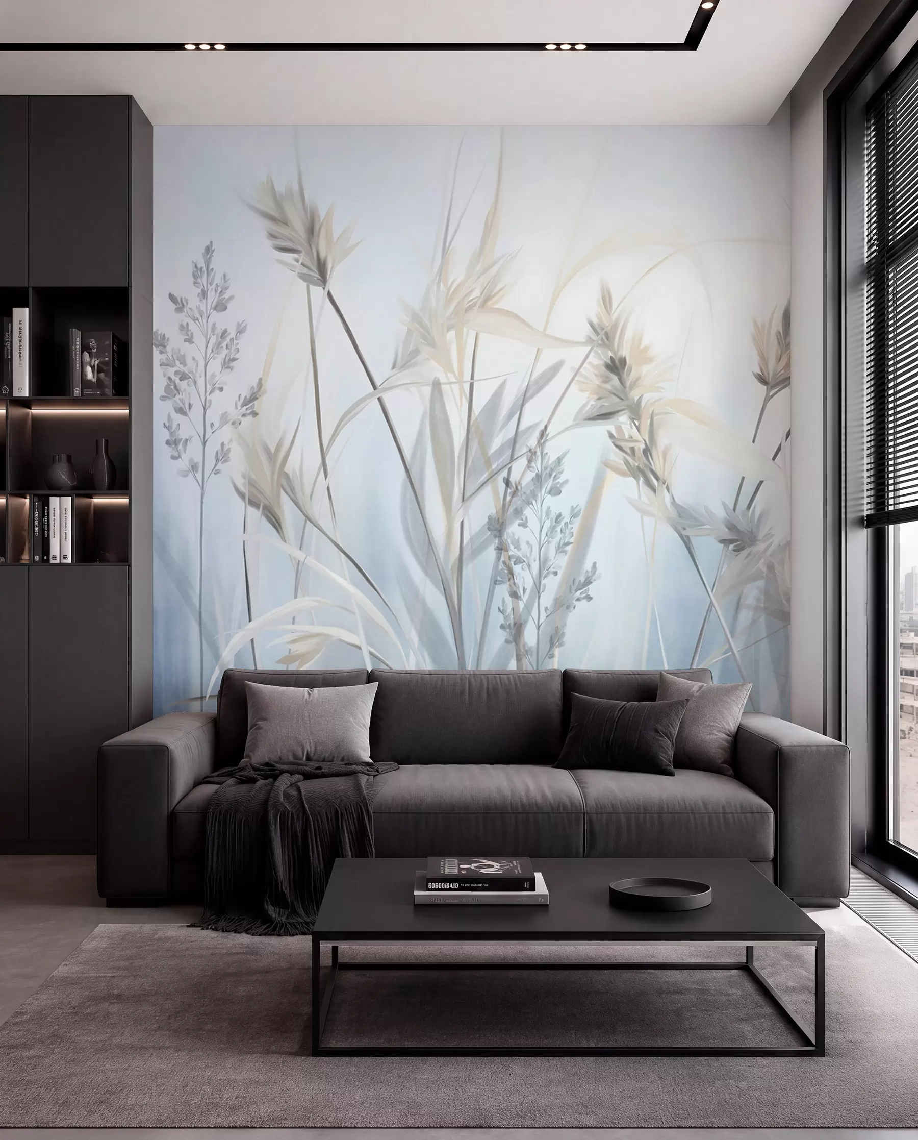 Wall Mural Photo Wallpaper Blue Meadow w09652