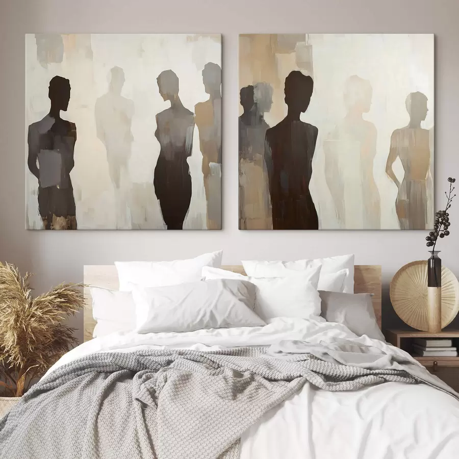 wall murals Abstract silhouettes m01277