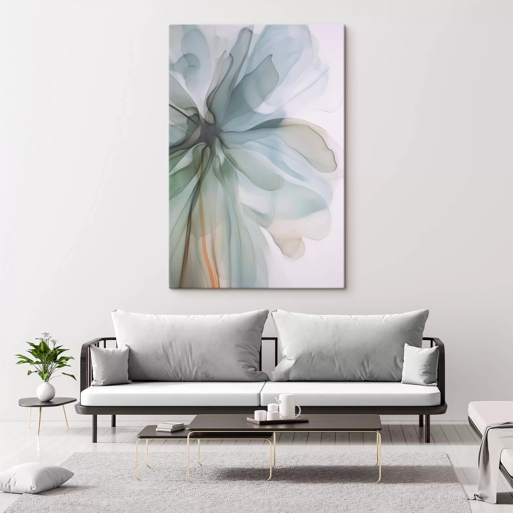 wall murals Abstract delicate flower s47327