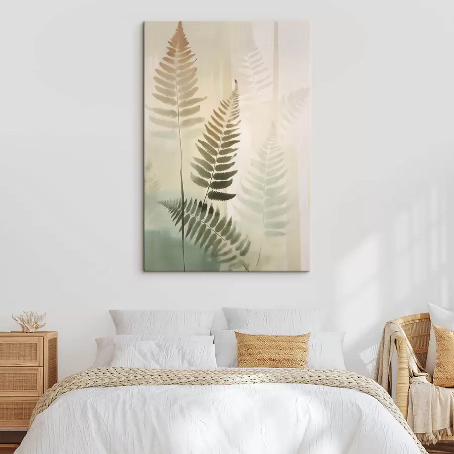 wall murals Fern leaves s47656
