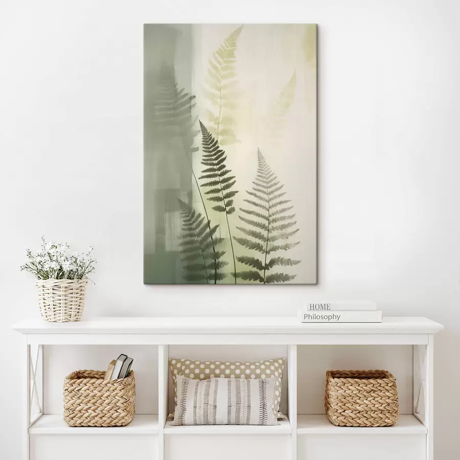 wall murals Fern leaves s47657