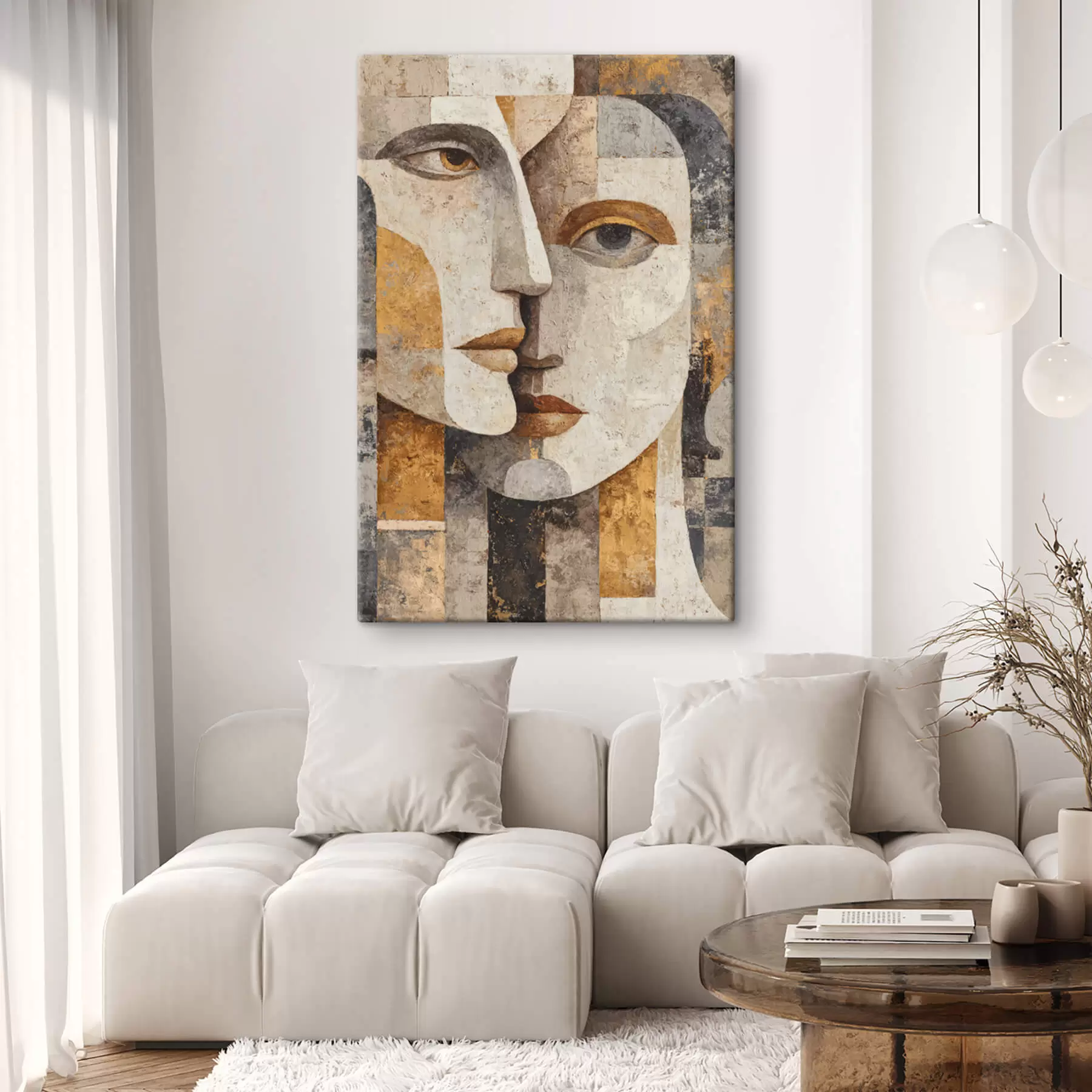 wall murals Abstract portraits s47663