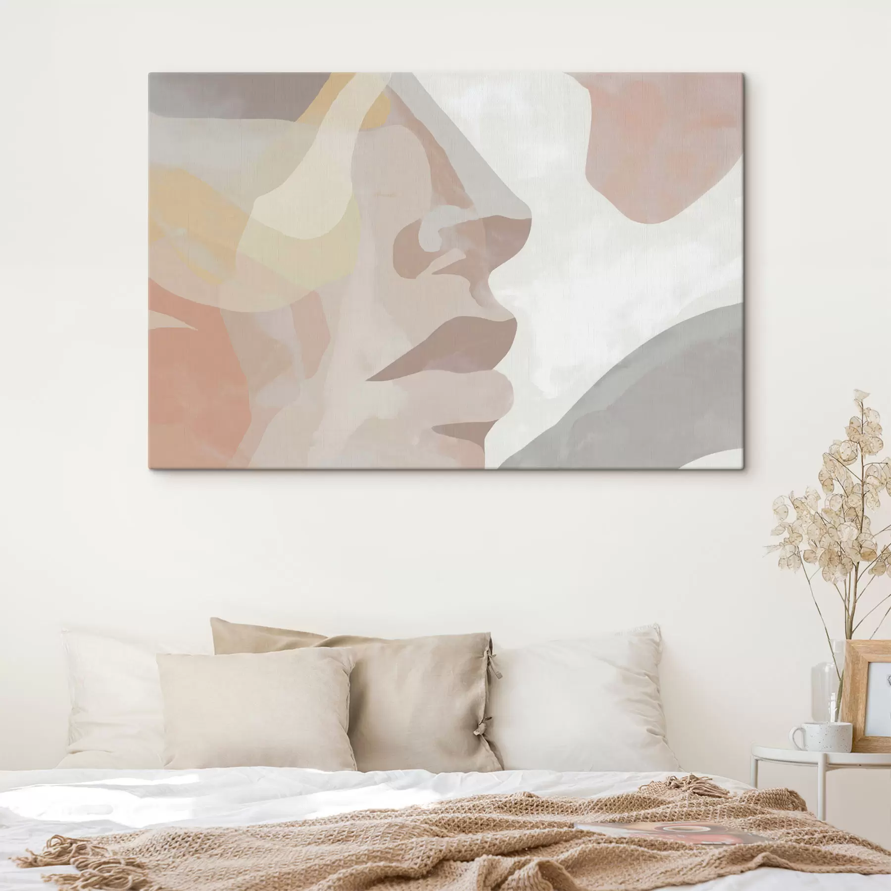 murales Rostro abstracto minimalista s47774