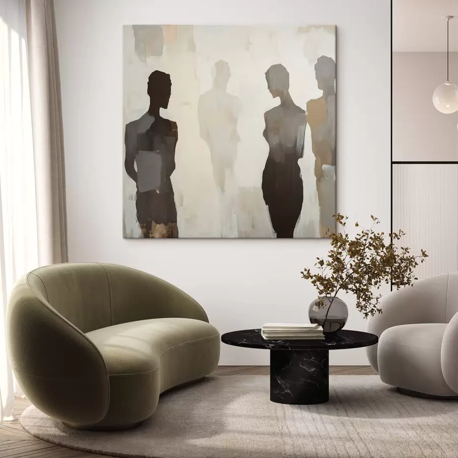 wall murals Abstract silhouettes s47778