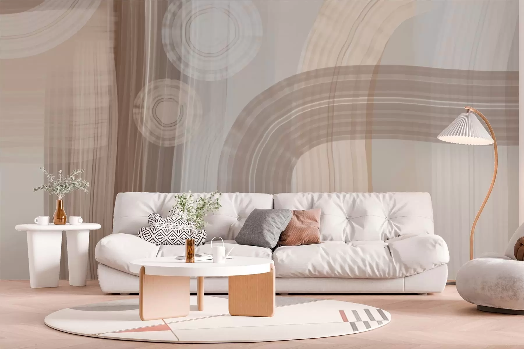 Wall Mural Photo Wallpaper modern abstraction broad brush strokes w04876