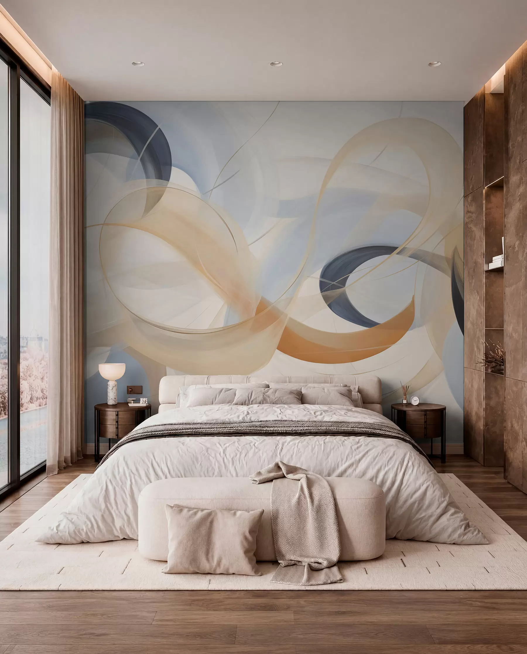 peintures murales Danse des rubans w05204