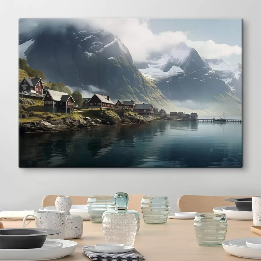 wall murals Lake in Norway s47819