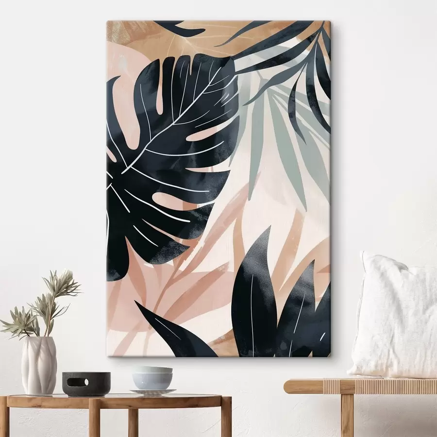 murales Hojas tropicales s47821