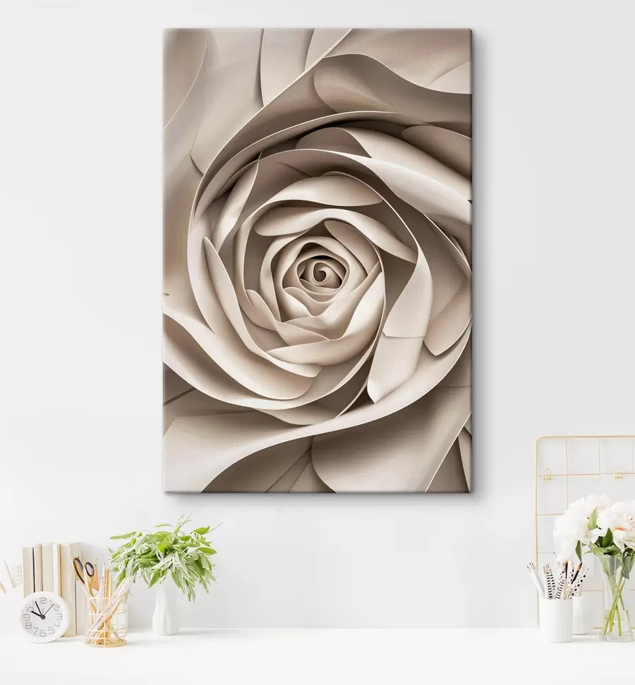 murales Rosa abstracta grande s47825