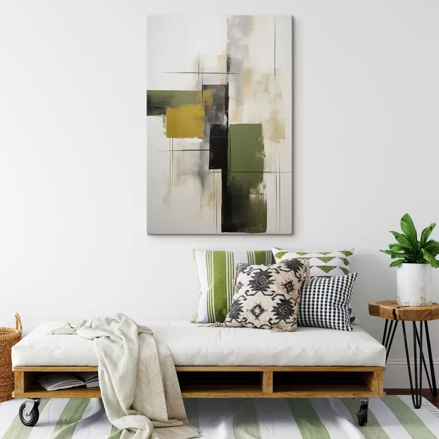 wall murals Abstract geometric composition s47813