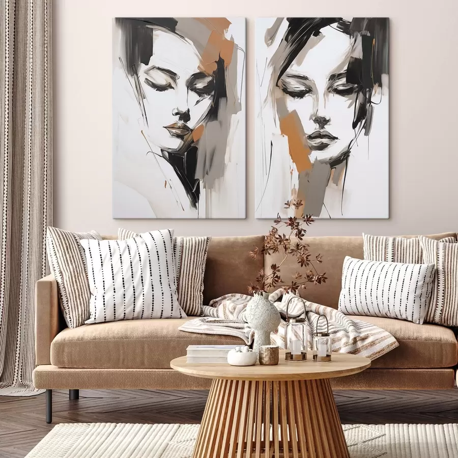 wall murals Abstract portrait of a girl m30004