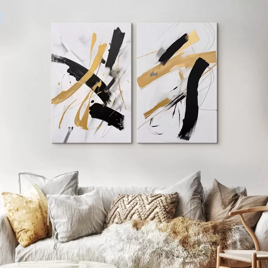 murales Abstracción caótica m30008