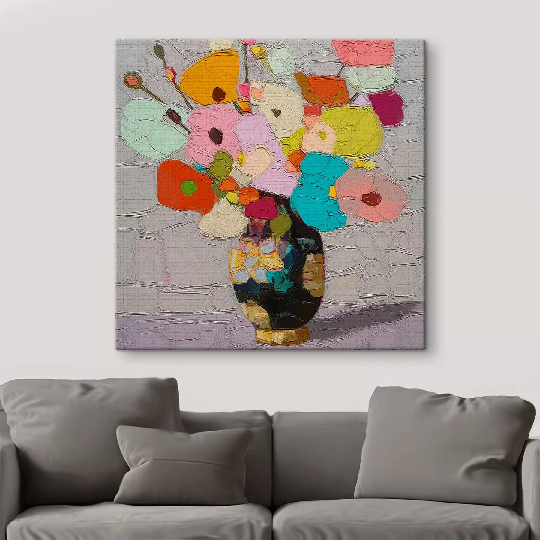 wall murals Floral Arrangement in Vase s47827