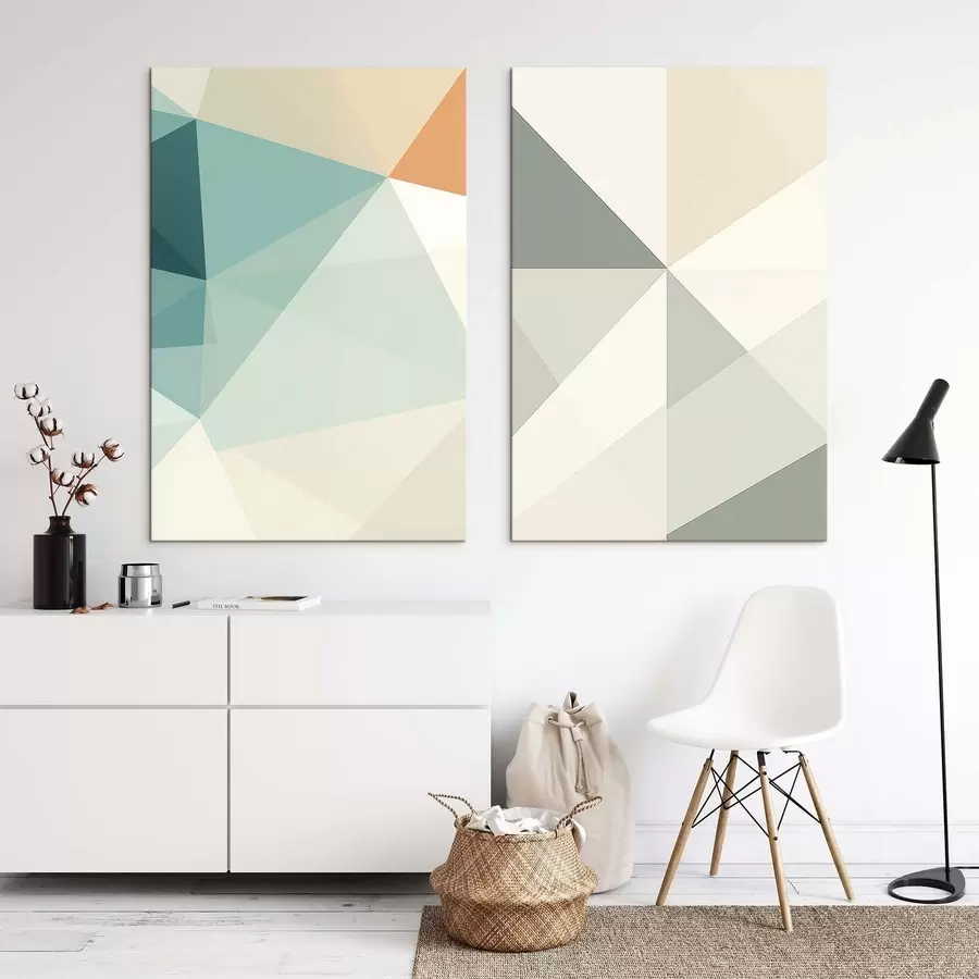 wall murals Abstract geometric shapes, triangles m30023