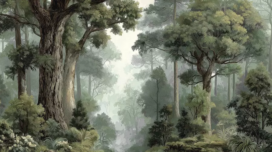 Wall Mural Photo Wallpaper Deciduous forest w05196