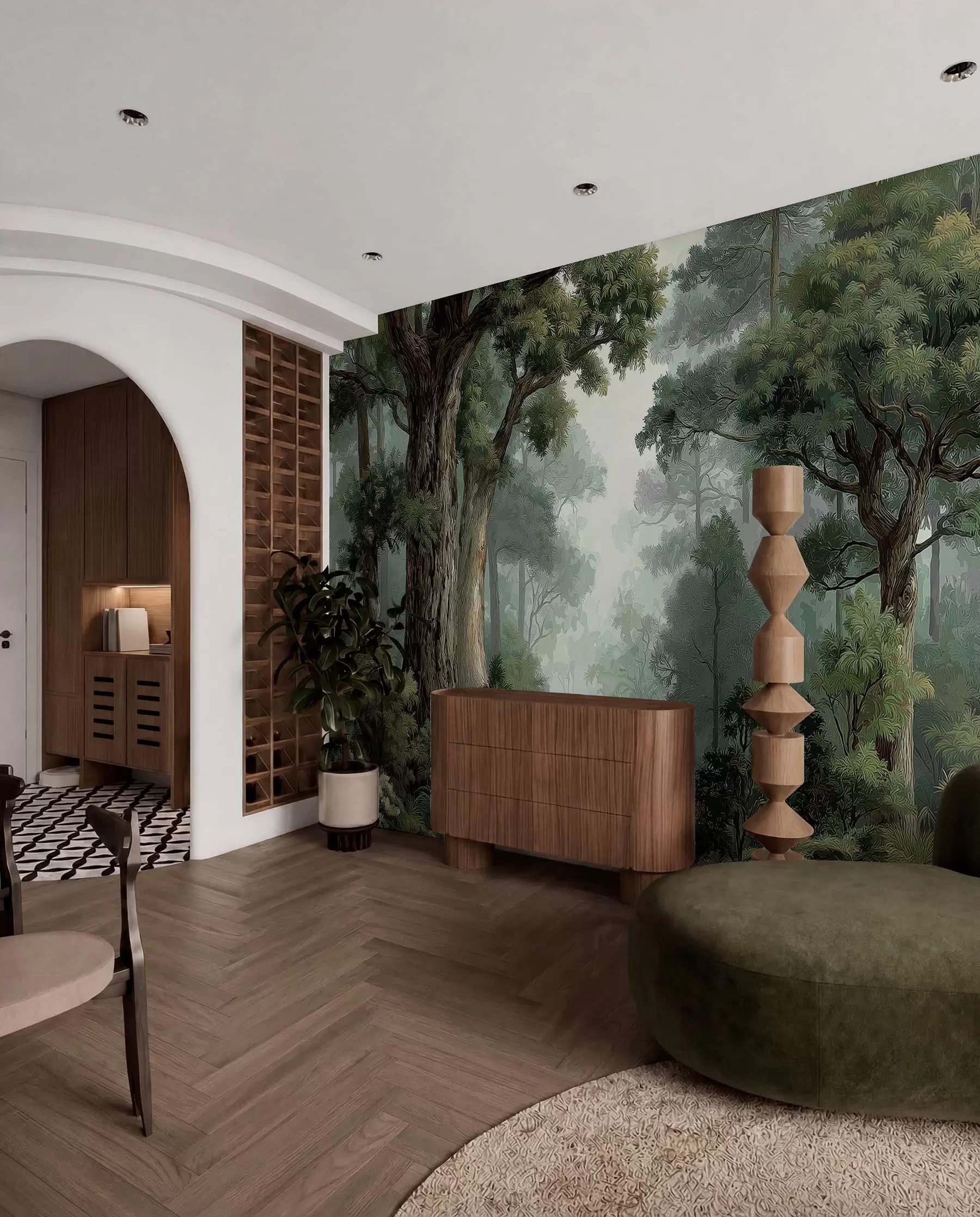 Wall Mural Photo Wallpaper Deciduous forest w05196