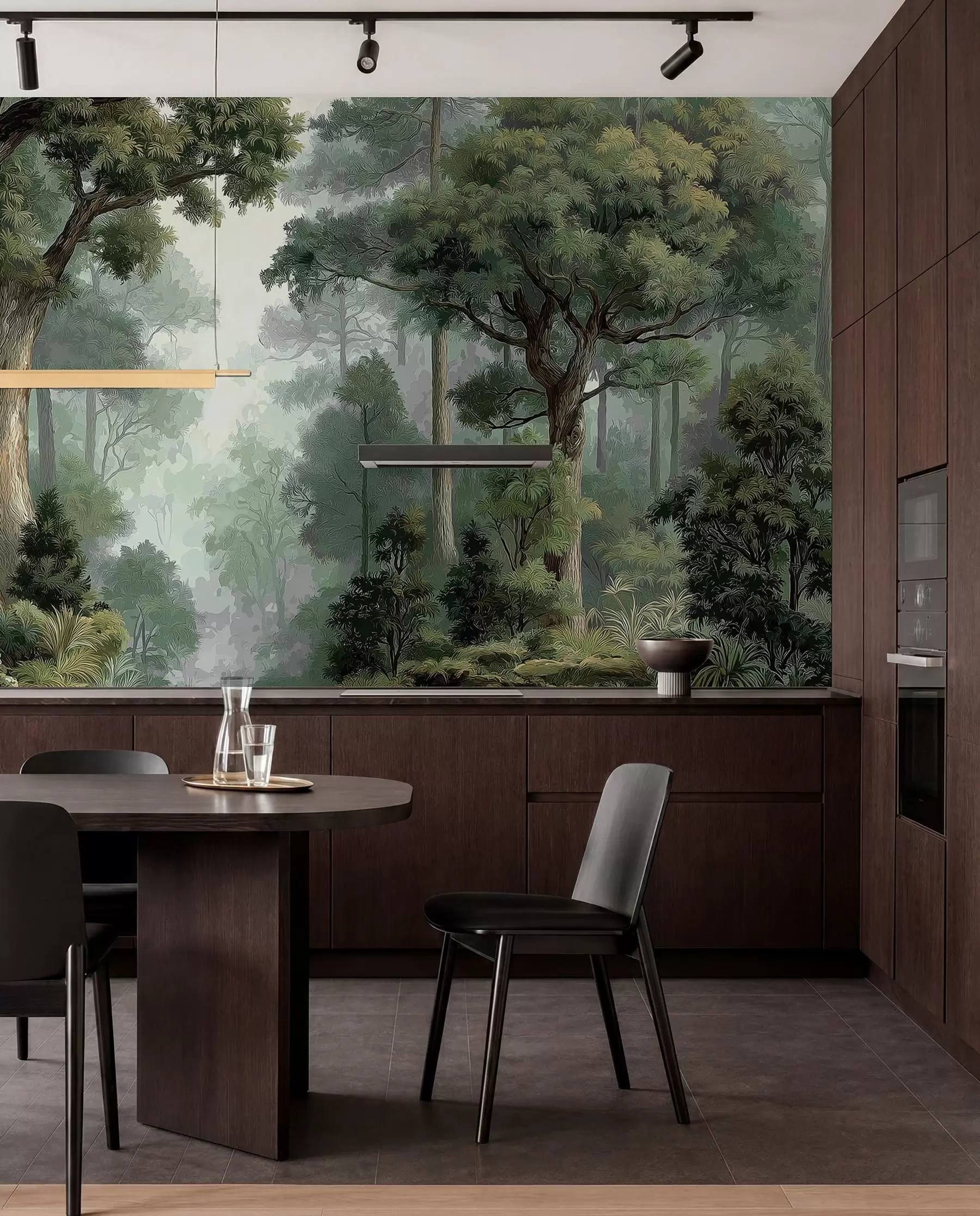 wall murals Deciduous forest w05196
