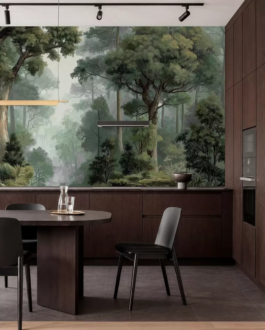 wall murals Deciduous forest w05196