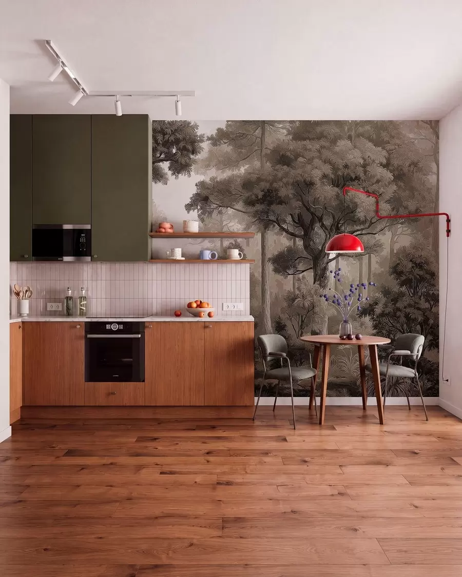 Wall Mural Photo Wallpaper Deciduous forest w05196v1