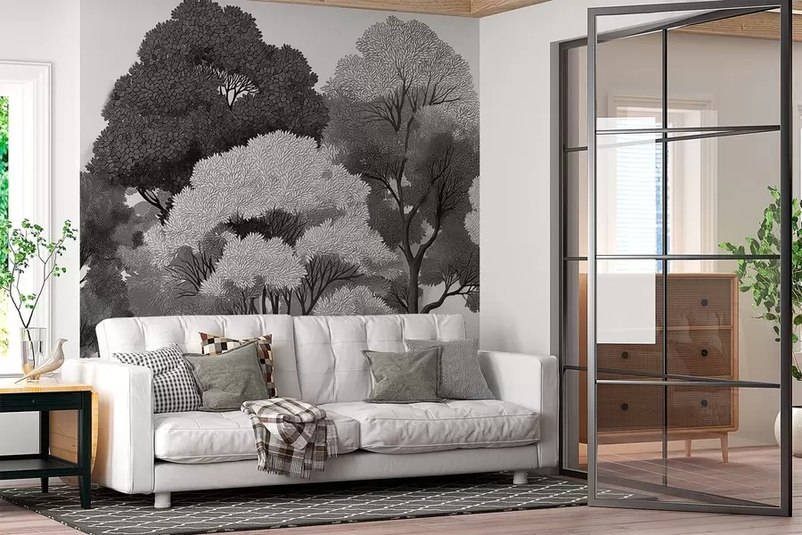 Wall Mural Photo Wallpaper Deciduous forest w05198v2