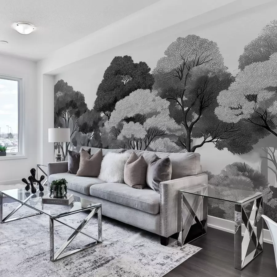 Wall Mural Photo Wallpaper Deciduous forest w05198v2