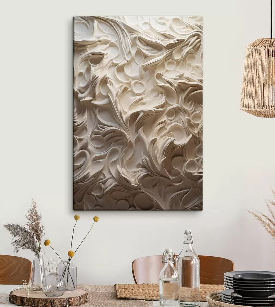 wall murals Beautiful patterns, imitation sculpture s47902