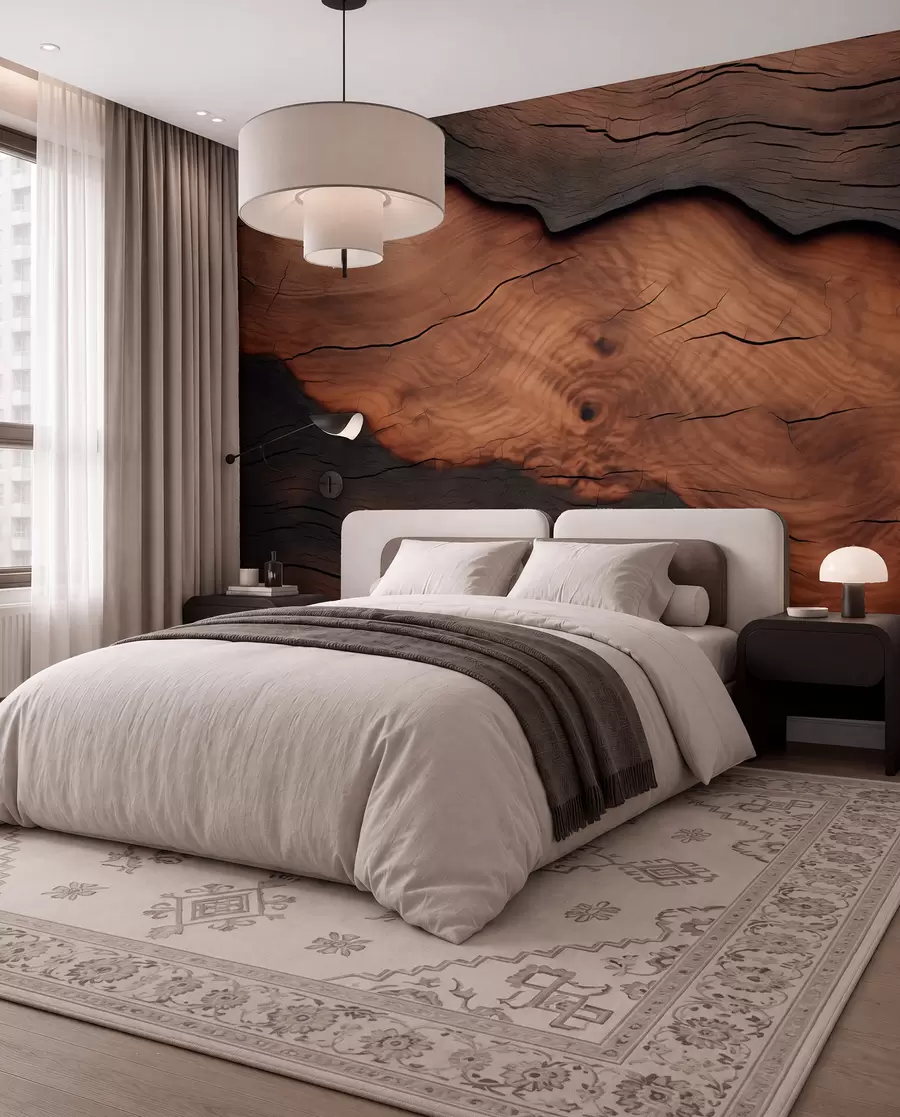 Wall Mural Photo Wallpaper Imitation of tree bark w09705
