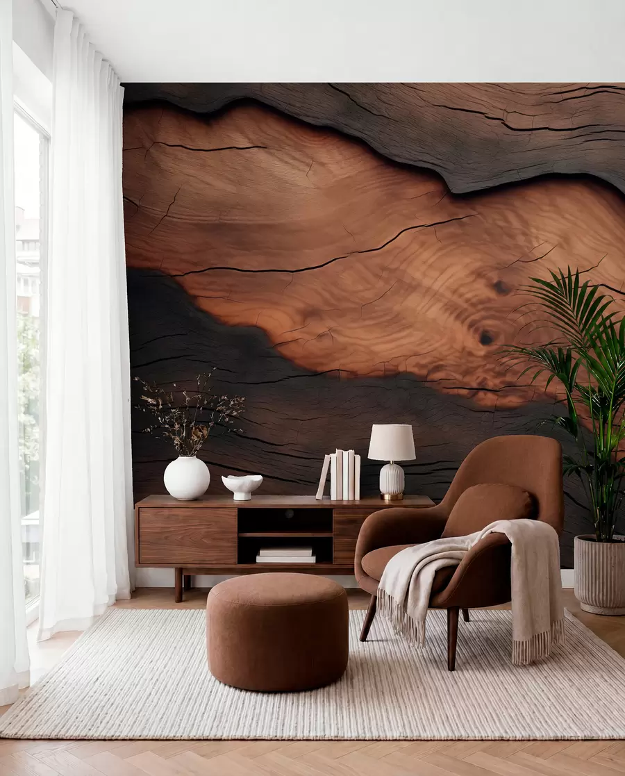 Wall Mural Photo Wallpaper Imitation of tree bark w09705
