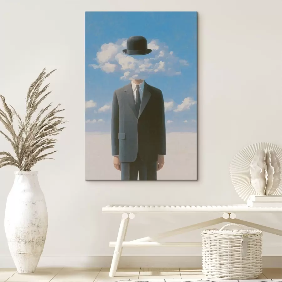 wall murals Man with clouds s47906