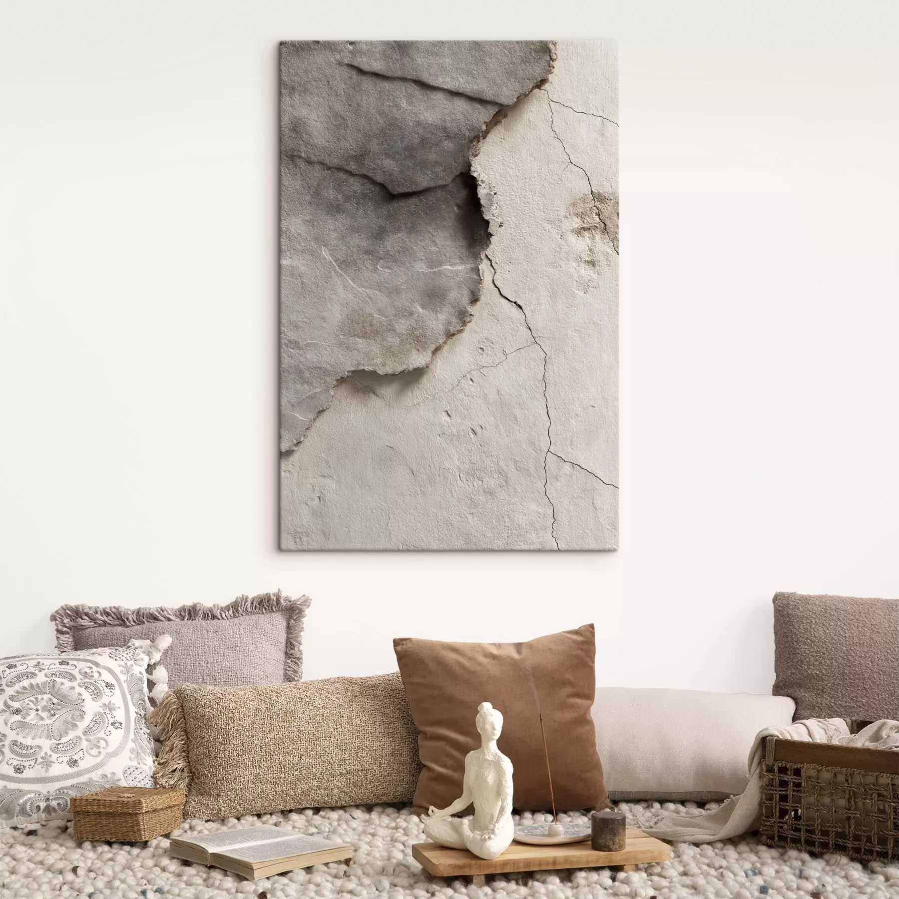 wall murals Cracks on the wall s47916