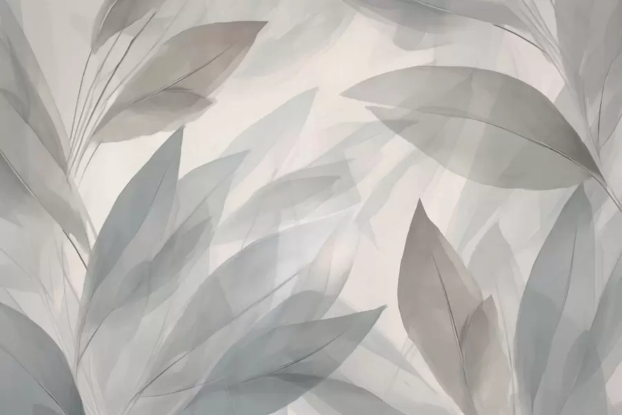 peintures murales Feuilles abstraites w05217