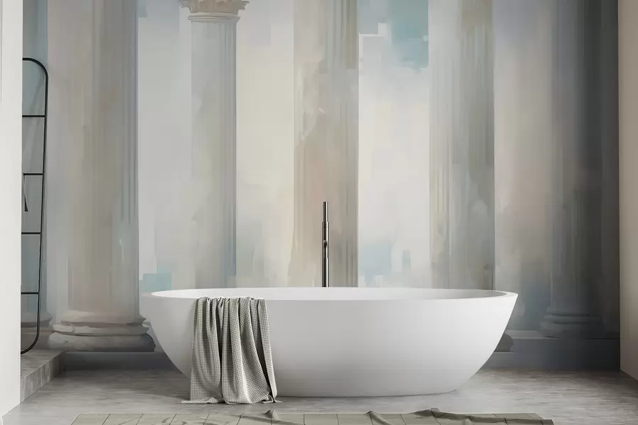 Wall Mural Photo Wallpaper Columns imitation of painting w05228