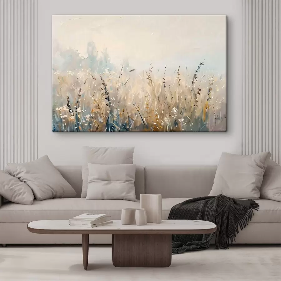 wall murals Field plants, imitation oil painting s48004
