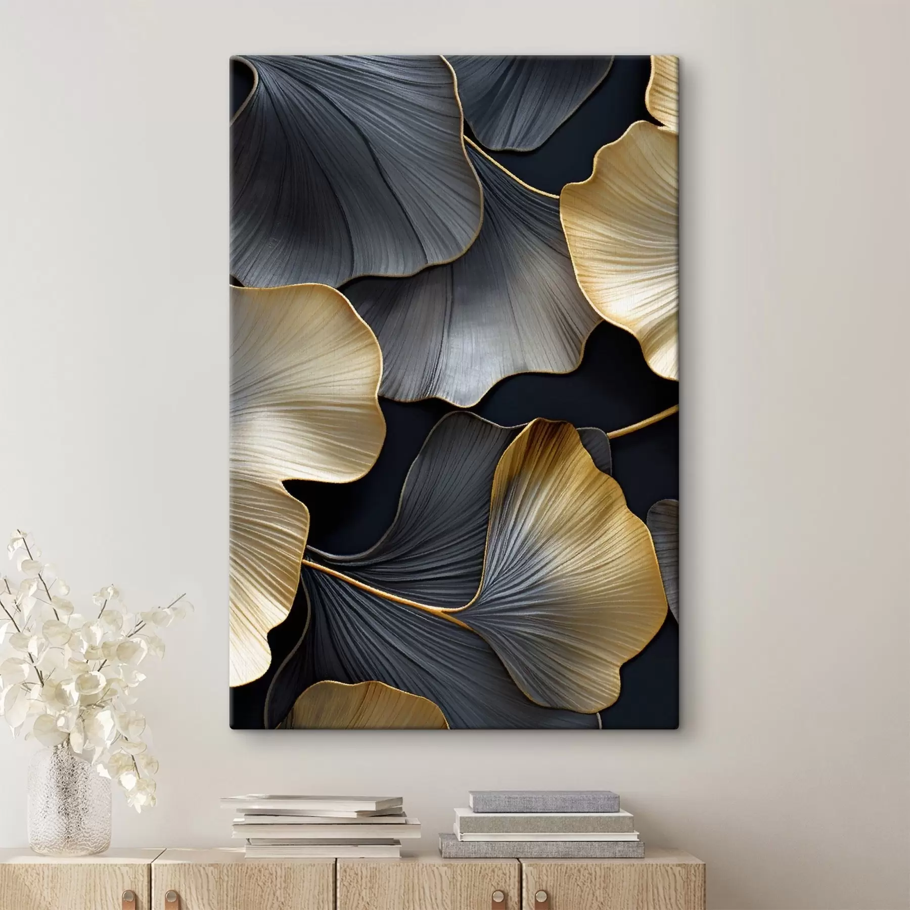 murales Hojas de ginkgo s48006