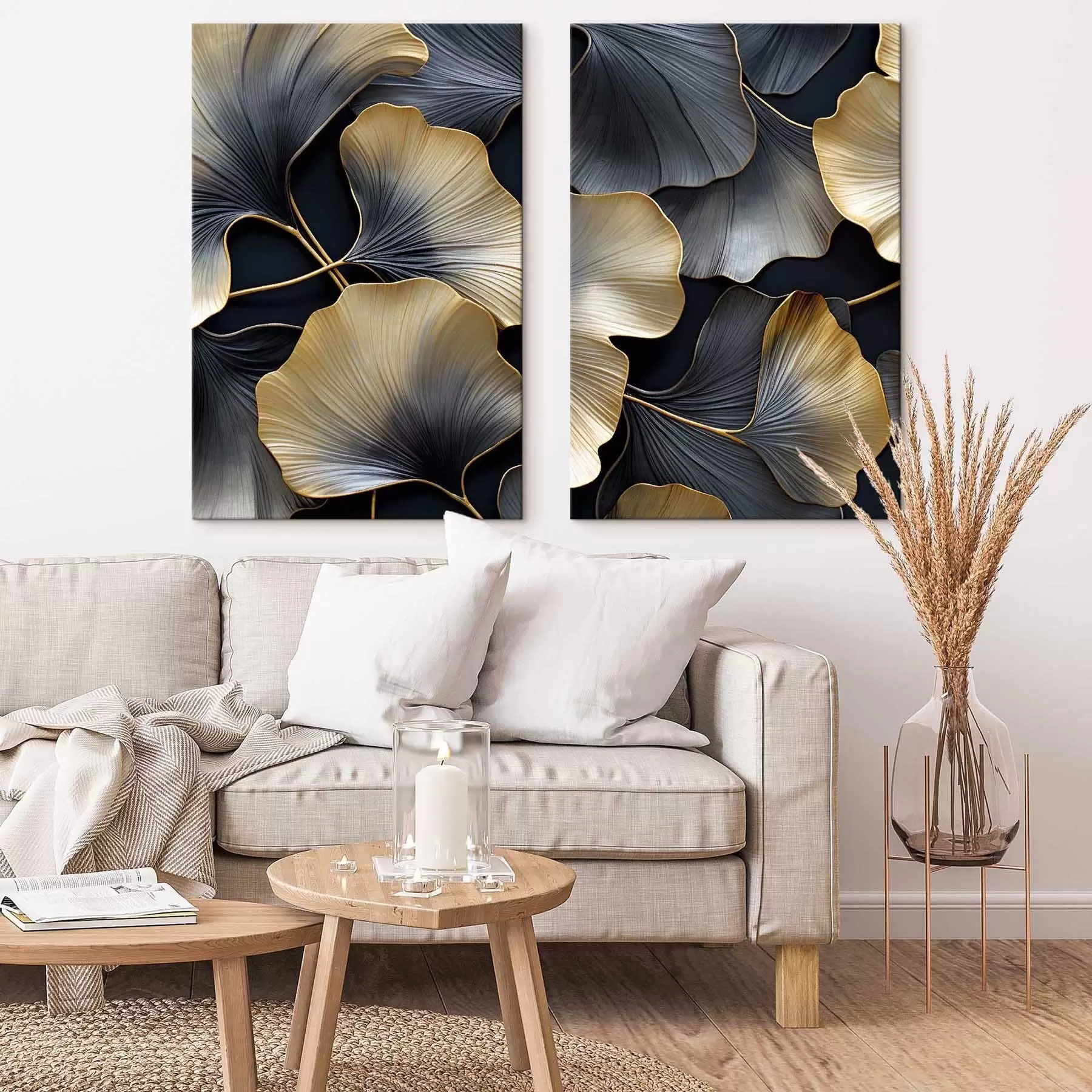 wall murals Ginkgo leaves m30046