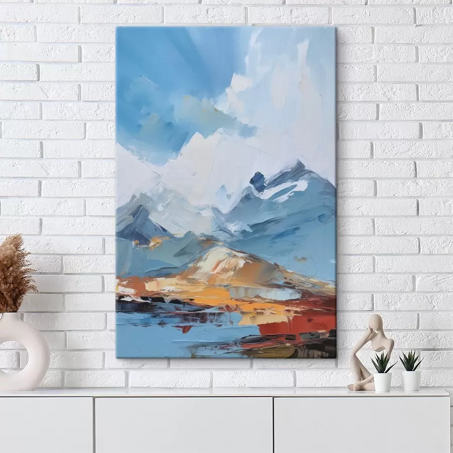 wall murals Mountains imitation painting s48045