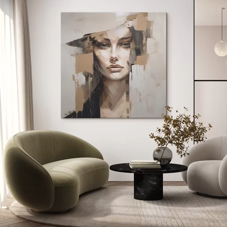 wall murals Abstract portrait  s48051