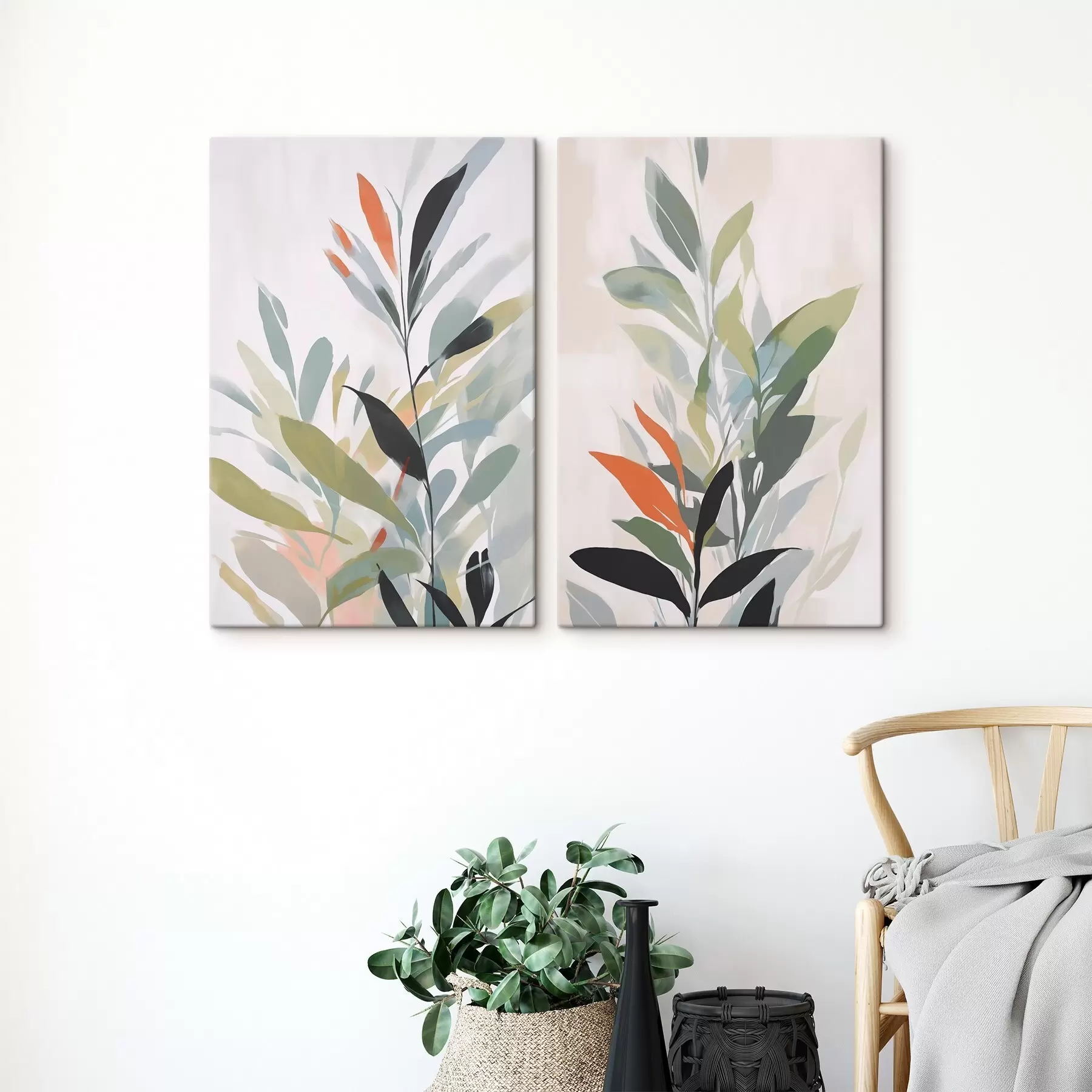 wall murals Vegetation imitation of painting m30077