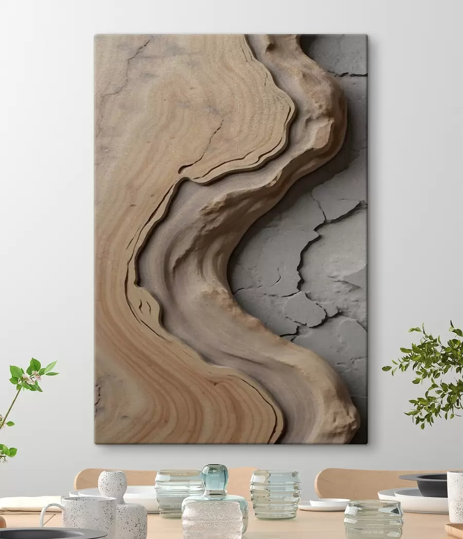 murales Madera y hormigón, imitación s48105