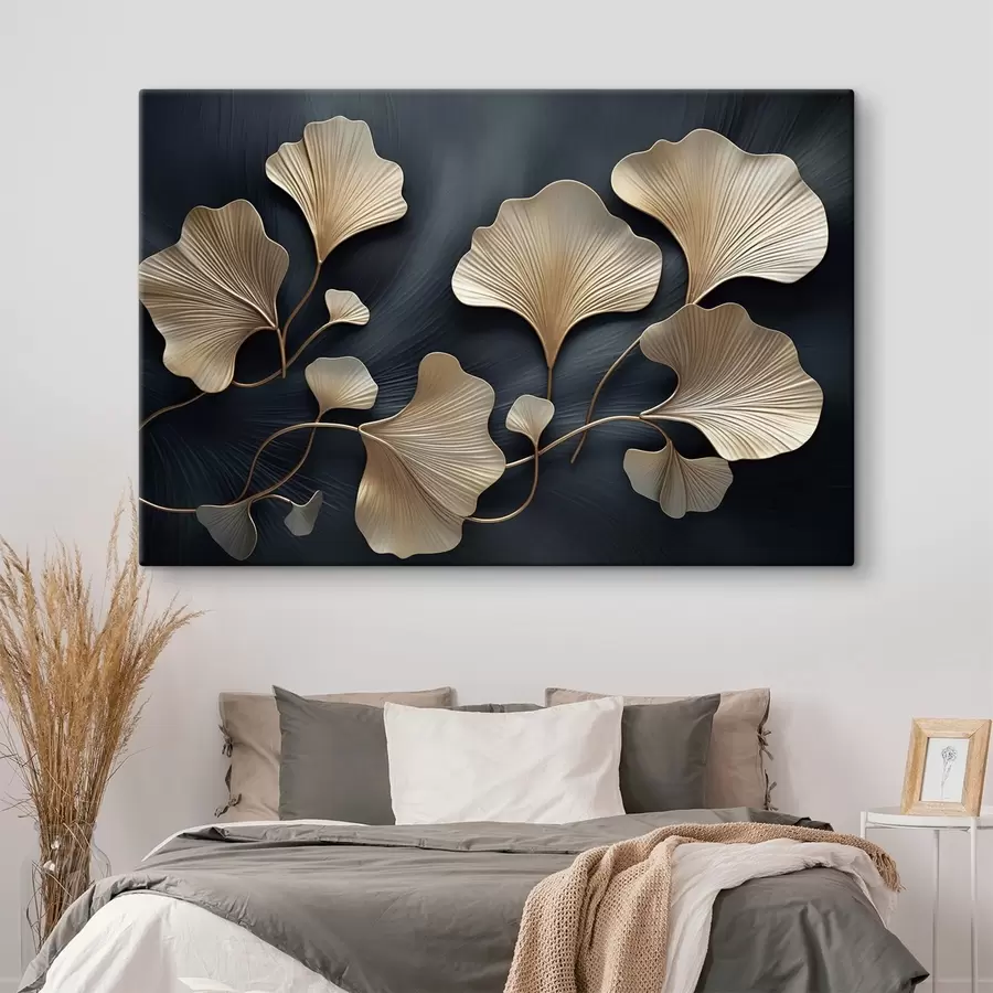 wall murals Ginkgo leaves s48109
