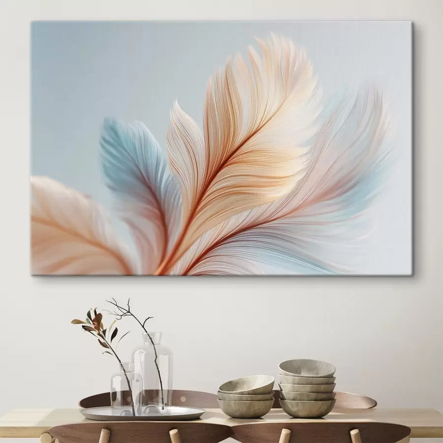 murales Plumas multicolores s48110