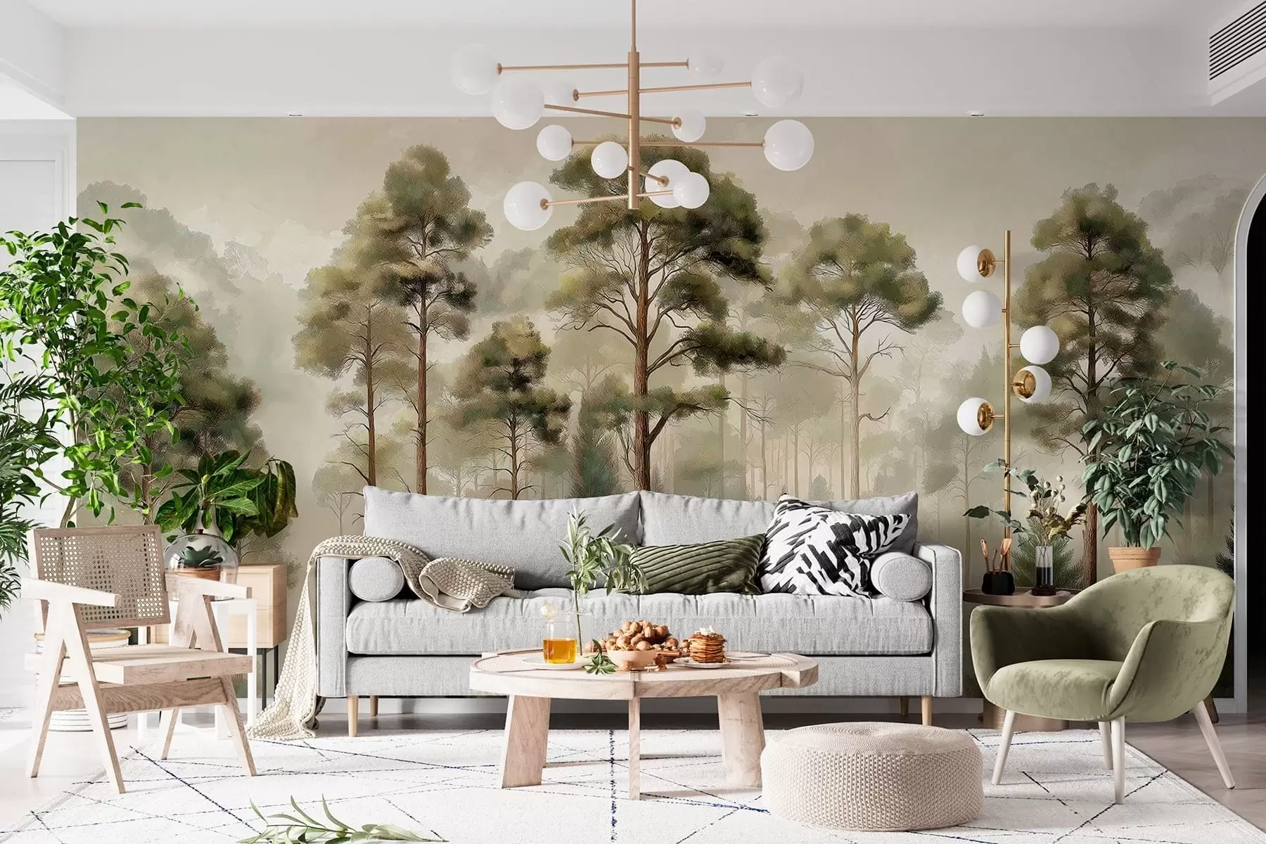 Wall Mural Photo Wallpaper Deciduous forest w05197