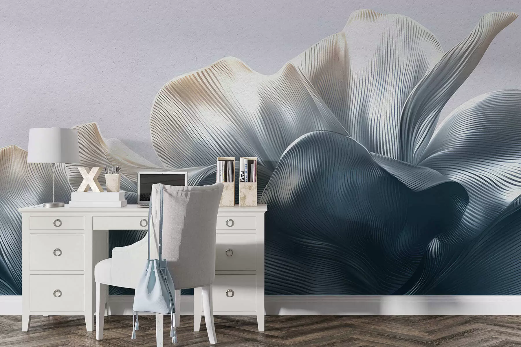 wall murals Volumetric petals w05242
