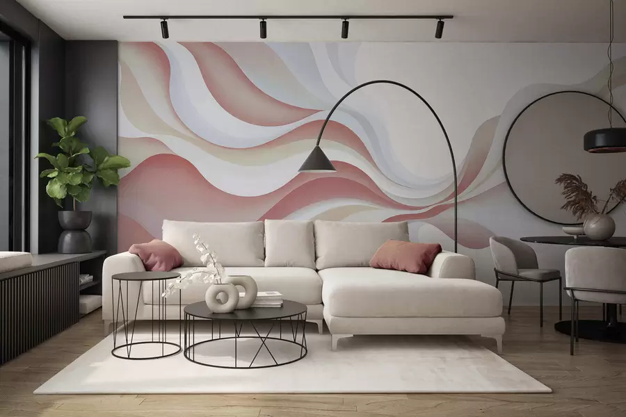 murales Ondas suaves y elegantes w05245