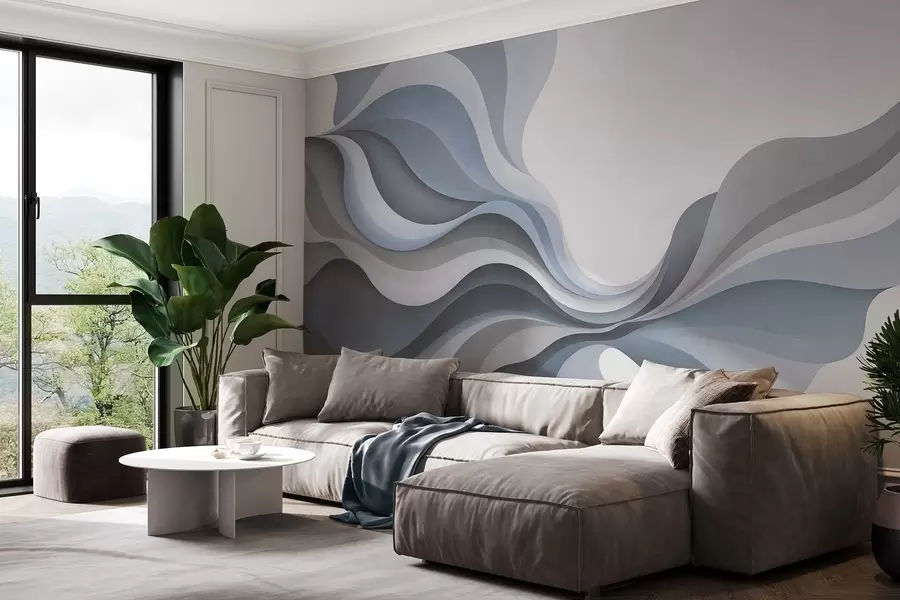 murales Ondas suaves y elegantes w05245v2